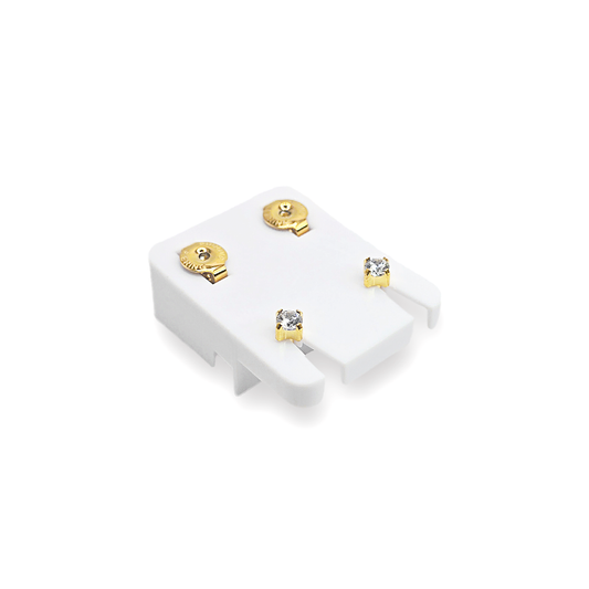 GCMP - 4mm Diamond Set Gold - 6 pack